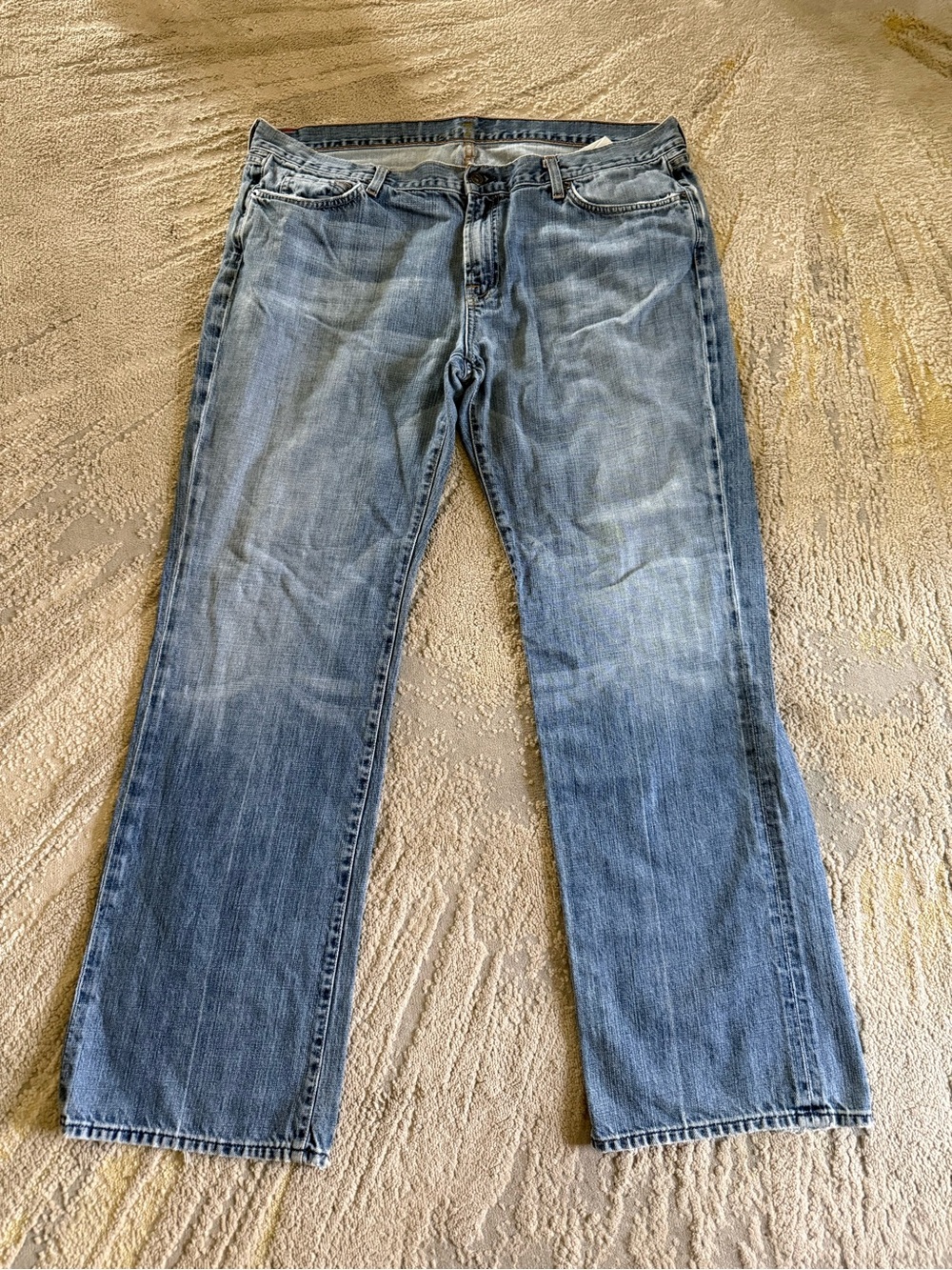7 for all Mankind jeans Y2K relaxed straight leg size 40